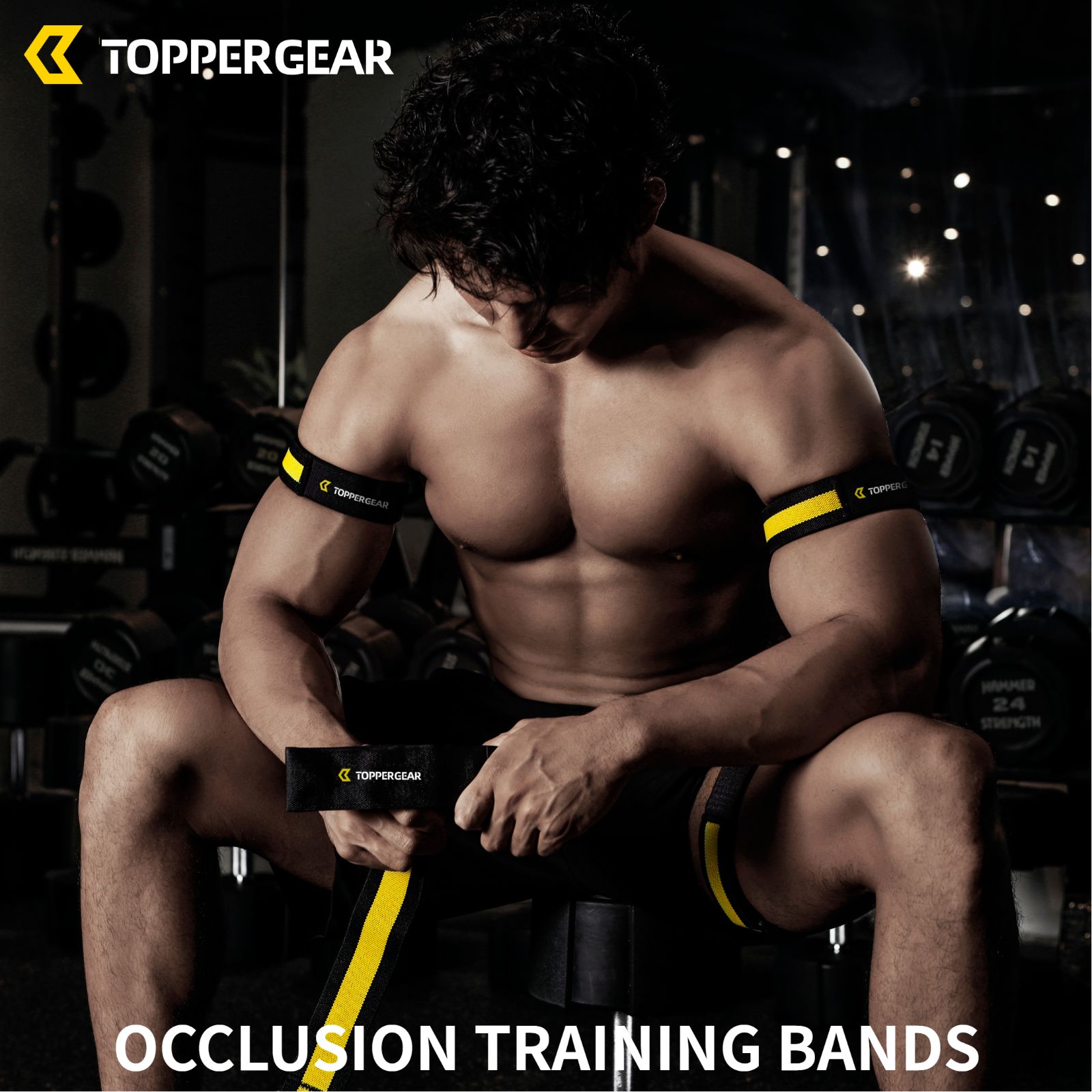 加圧トレーニング★バンド 楽天市場】TOPPERGEAR オクルージョントレーニングバンド 加圧