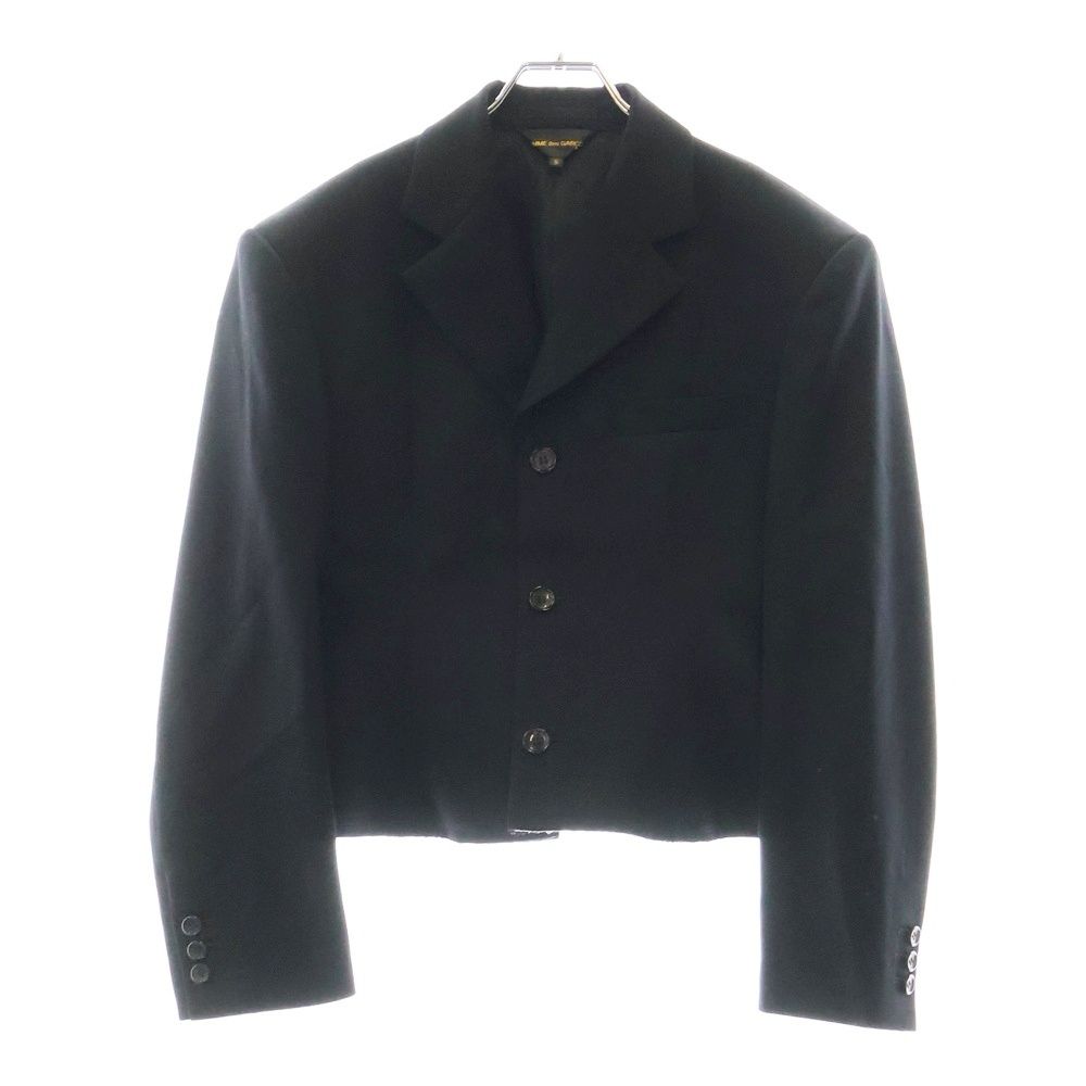 COMME des GARCONS コムデギャルソン カットオフ 3B ショート丈テーラードジャケット レディース ブラック GJ-J010