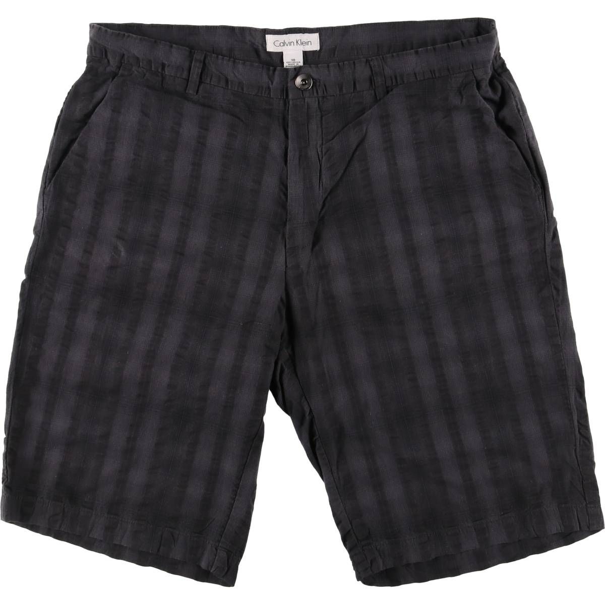 古着 00年代~ カルバンクライン Calvin klein 総柄 コットンショーツ ハーフパンツ メンズw36相当|eaa549439