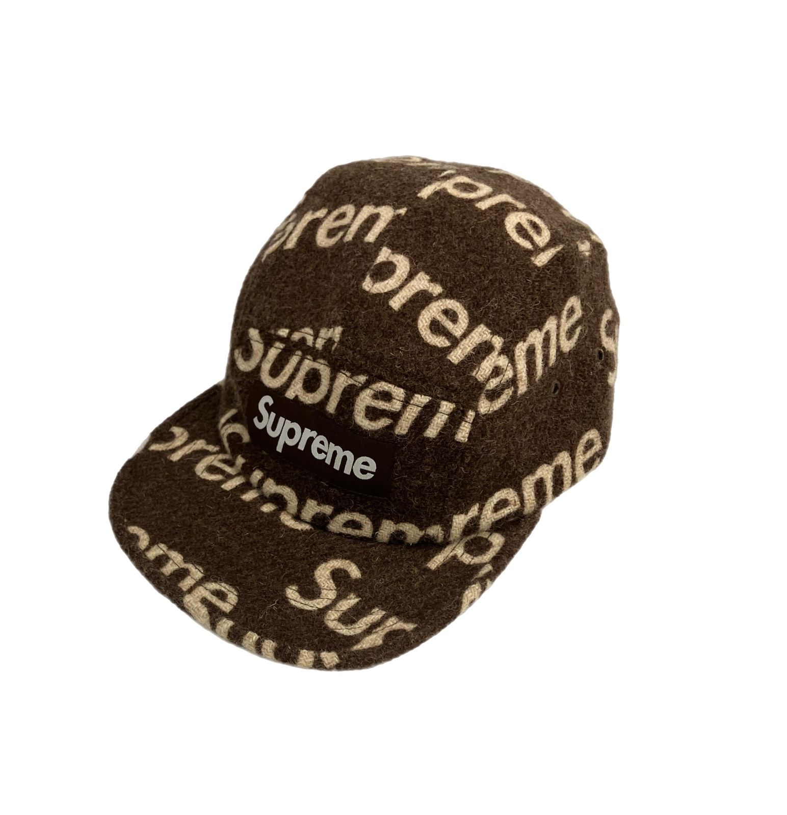 シュプリーム SUPREME 18AW Harris Tweed Camp Cap ハリス