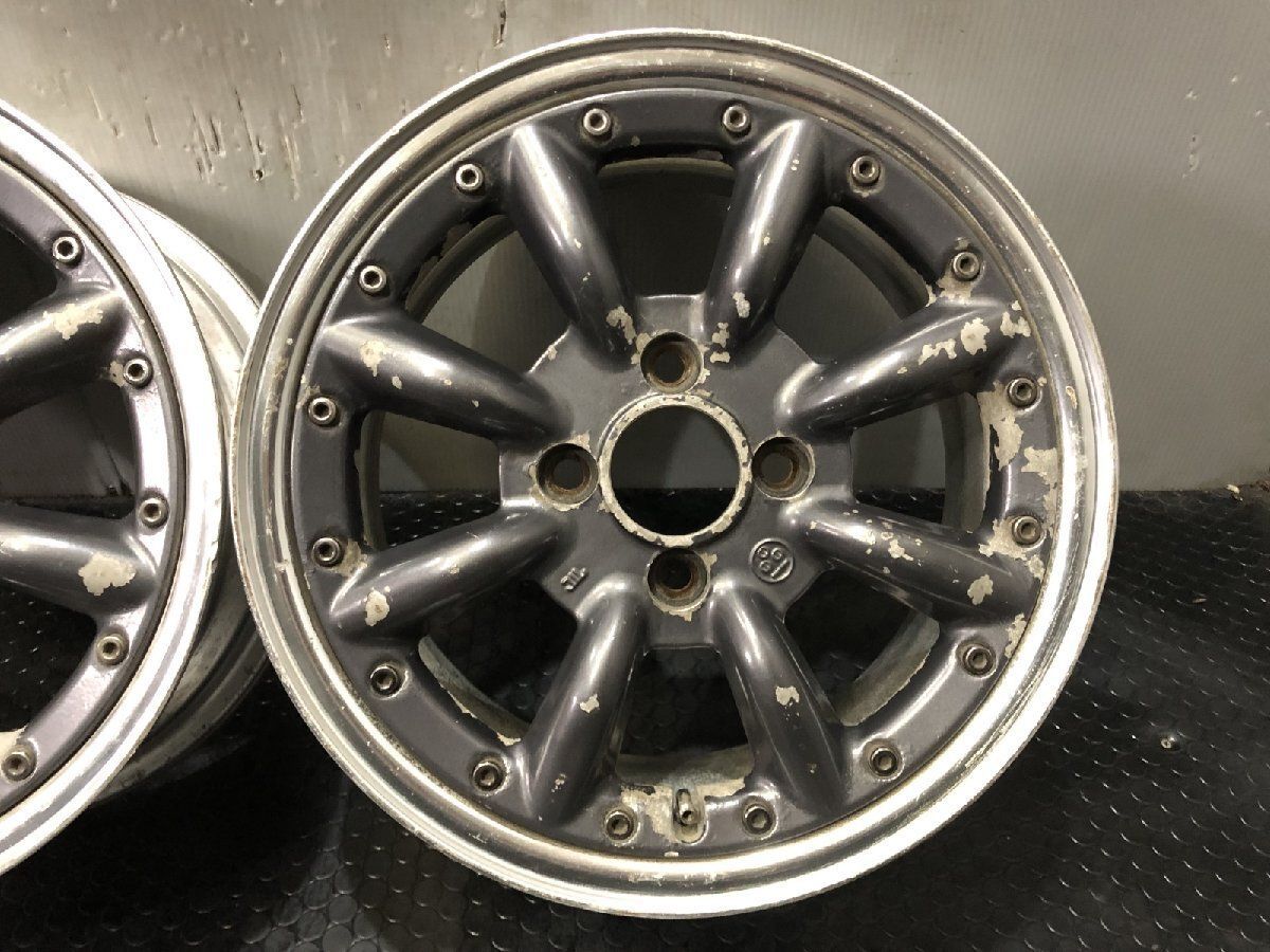 希少 SPEED STAR シュピール 16×8J 深リム 塩辛かっ 2本 旧車 昭和 ド