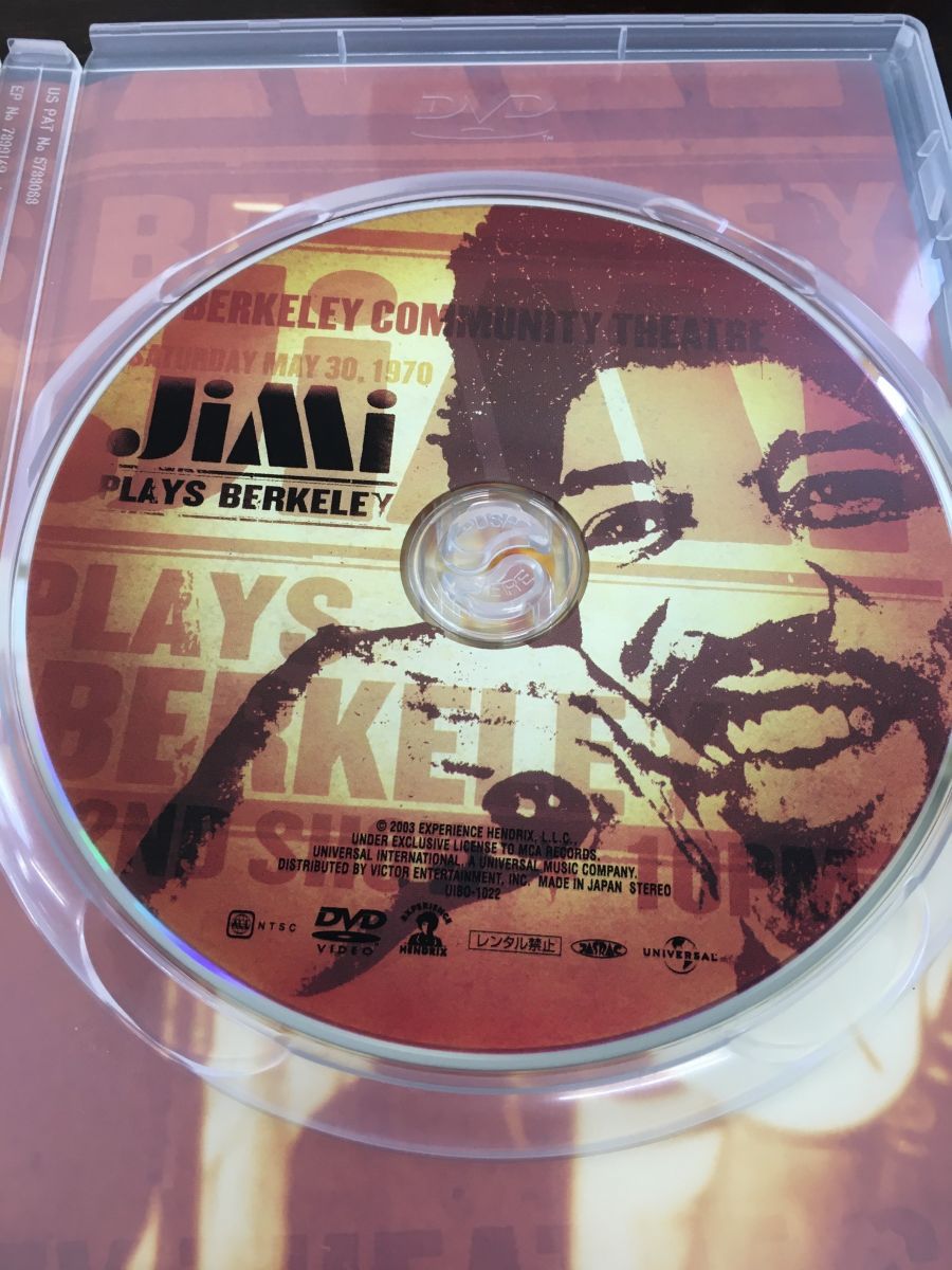 JIMI／PLAYS BERKELEY　ジミ／ライヴ・アット・バークレイ 【DVD】