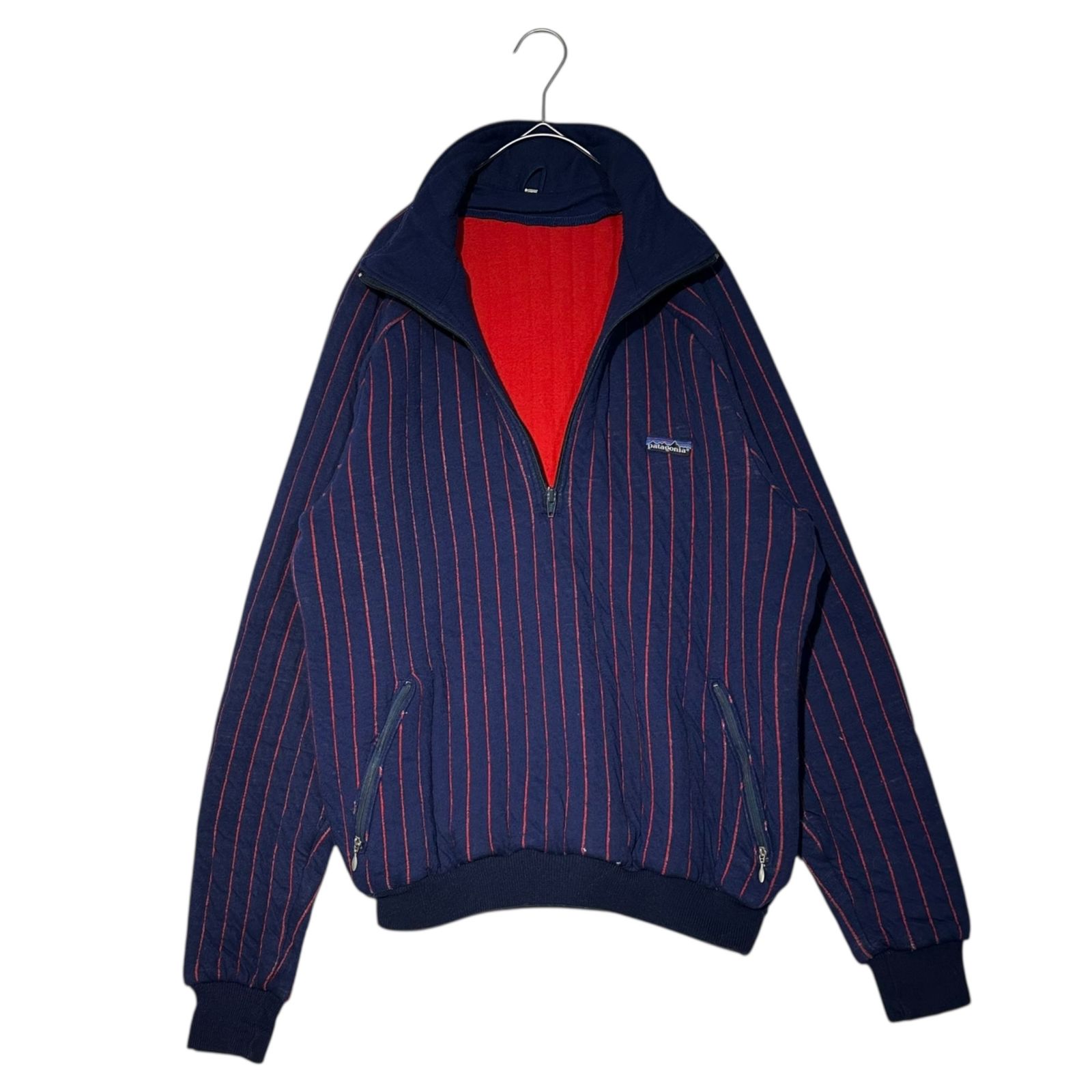 パタゴニア プルオーバー キルト ネイビー/レッド Patagonia SYNCHILLA