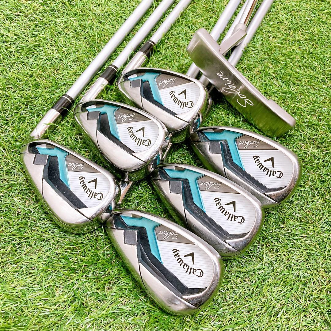 配送商品は通常配送無料 キャロウェイ ソレイユ レディースゴルフクラブセット 豪華13本 アウトレット大特集！