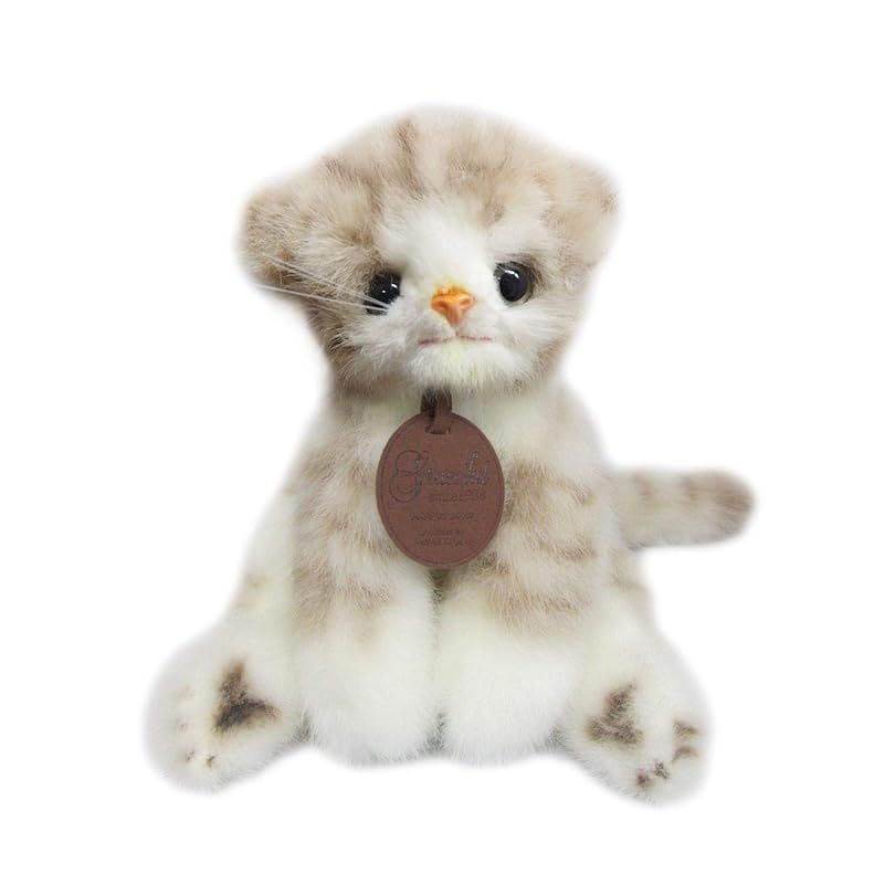 三英貿易 オリジナル ぬいぐるみ グレイスフル スコティッシュ スコ座り ブラウン W16×D16×H22cm ネコ I-8850 0