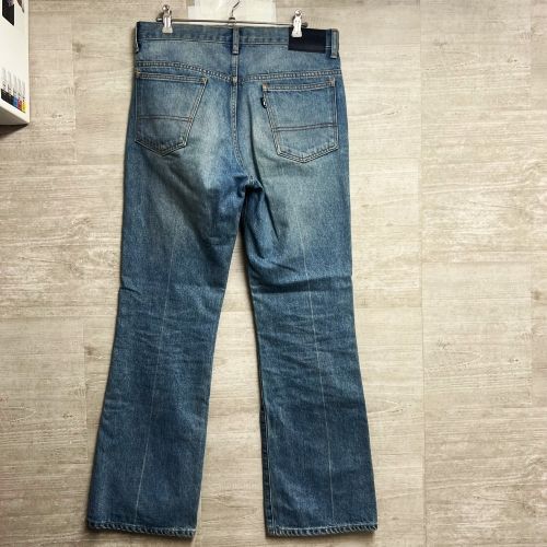 JieDa ジエダ USED FLARE DENIM PANTS フレアデニムパンツ ブルー ユーズド加工 Jie-STD-PT05 タグ付き【中目黒B05】