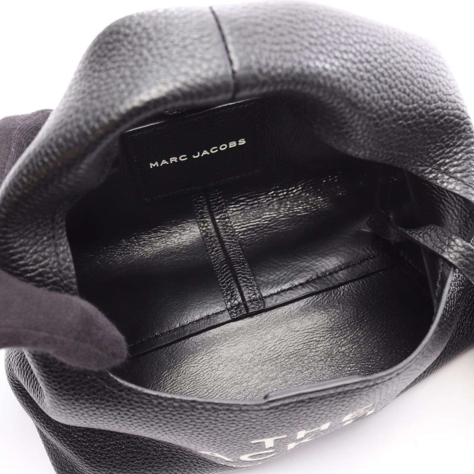 【MARC JACOBS】　ブラックレザーハンドバッグ 新品】マークジェイコブス ザ レザー ターンロック トート