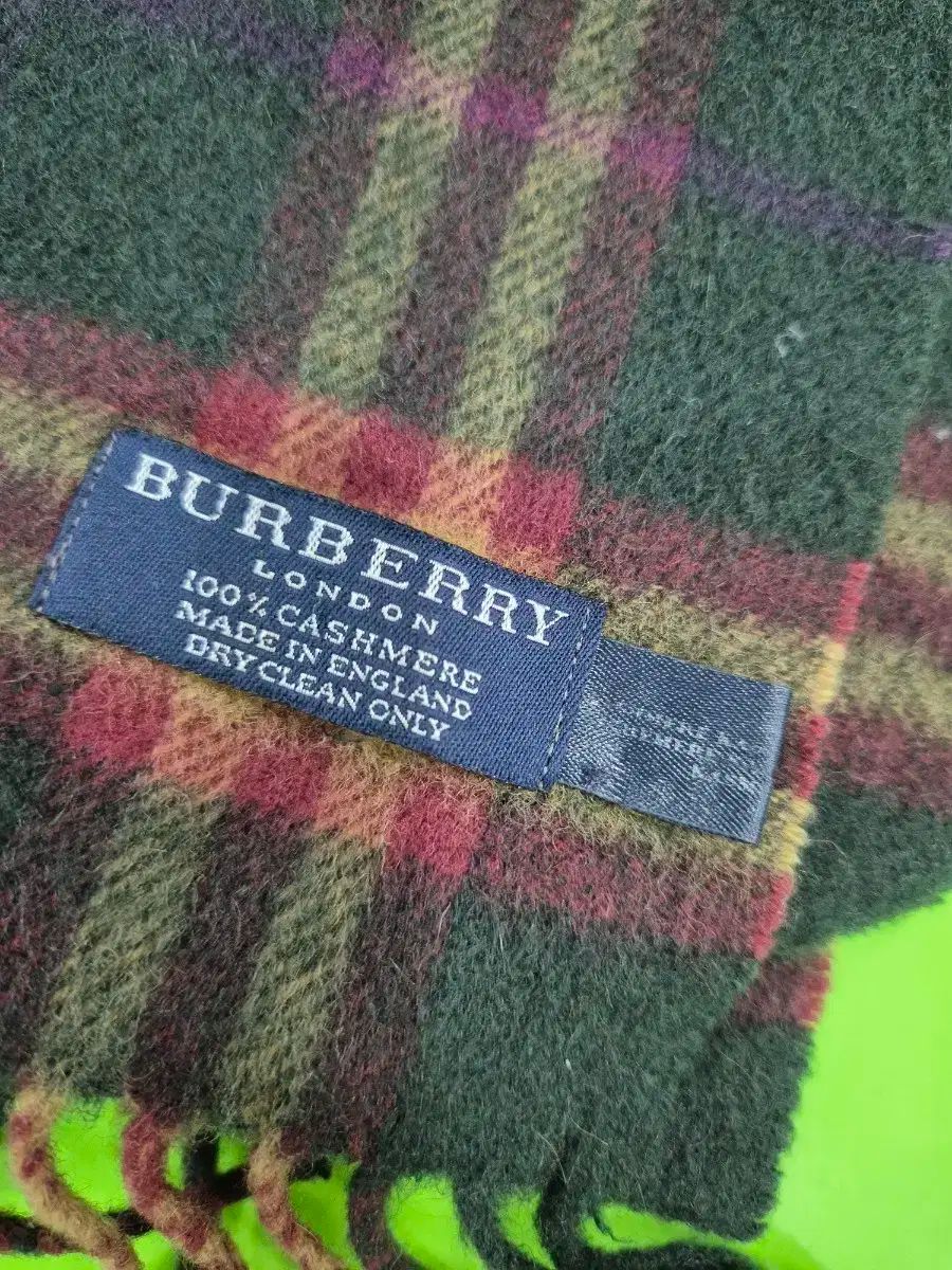 BURBERRY バーバリー カシミヤ マフラー チェック