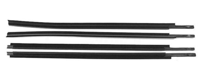 トヨタ セコイア XK60 前期 2008－ 2016年 ドア窓ガラス 外側 水切り モール ウェザストリップゴム 水切りモール 左右4Pセット
