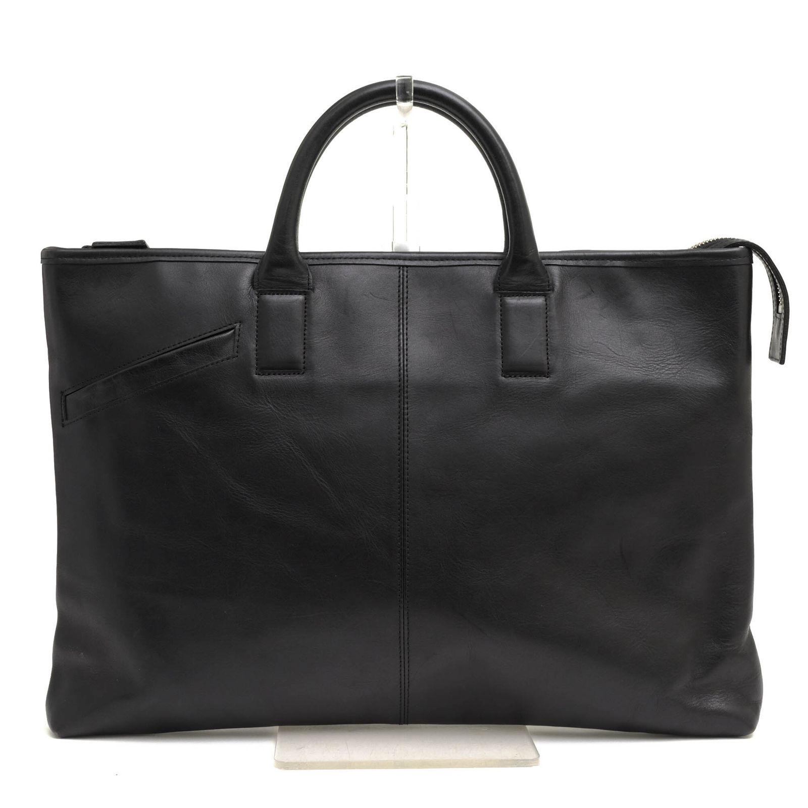 PORTER ブラック レザー ビジネスバッグ PORTER - ポーター 吉田カバン／PORTER バッグ ブリーフケース