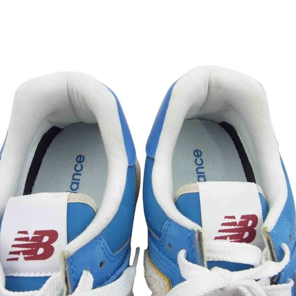 NEW BALANCE ニューバランス スニーカー ML574SCA ローカット スエード スニーカー  ブルー系 27.5cm【中古】