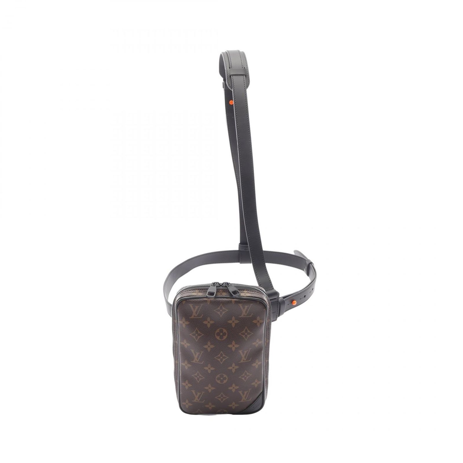 ルイ ヴィトン LOUIS VUITTON ウエストバッグ ユティリティ サイドバッグ M44477 PVCコーティングキャンバス レザー ユーティリティ サイドバッグ メンズ Used A