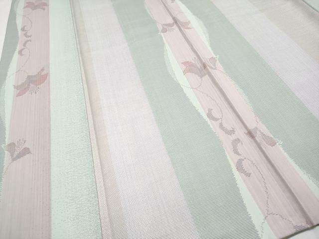 平和屋本店□極上 本場大島紬 花唐草間道 逸品 CYAA1885s5 - メルカリ