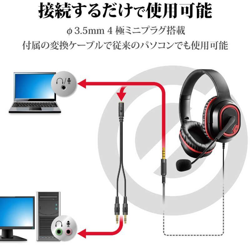 【 新品 未開封 】 エレコム ゲーミングヘッドセット &phi;3.5mmミニプラグ/ヘッドバンドタイプ HS-G30BK 未使用 送料無料