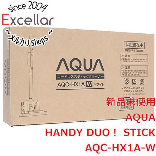 bn 0 AQUA コードレススティッククリーナー HANDY DUO STICK AQC-HX1A-W ホワイト