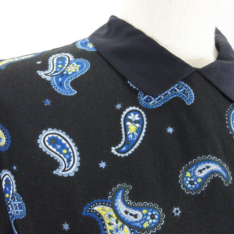 マカフィー MACPHEE トゥモローランド ペイズリー柄 ワンピース