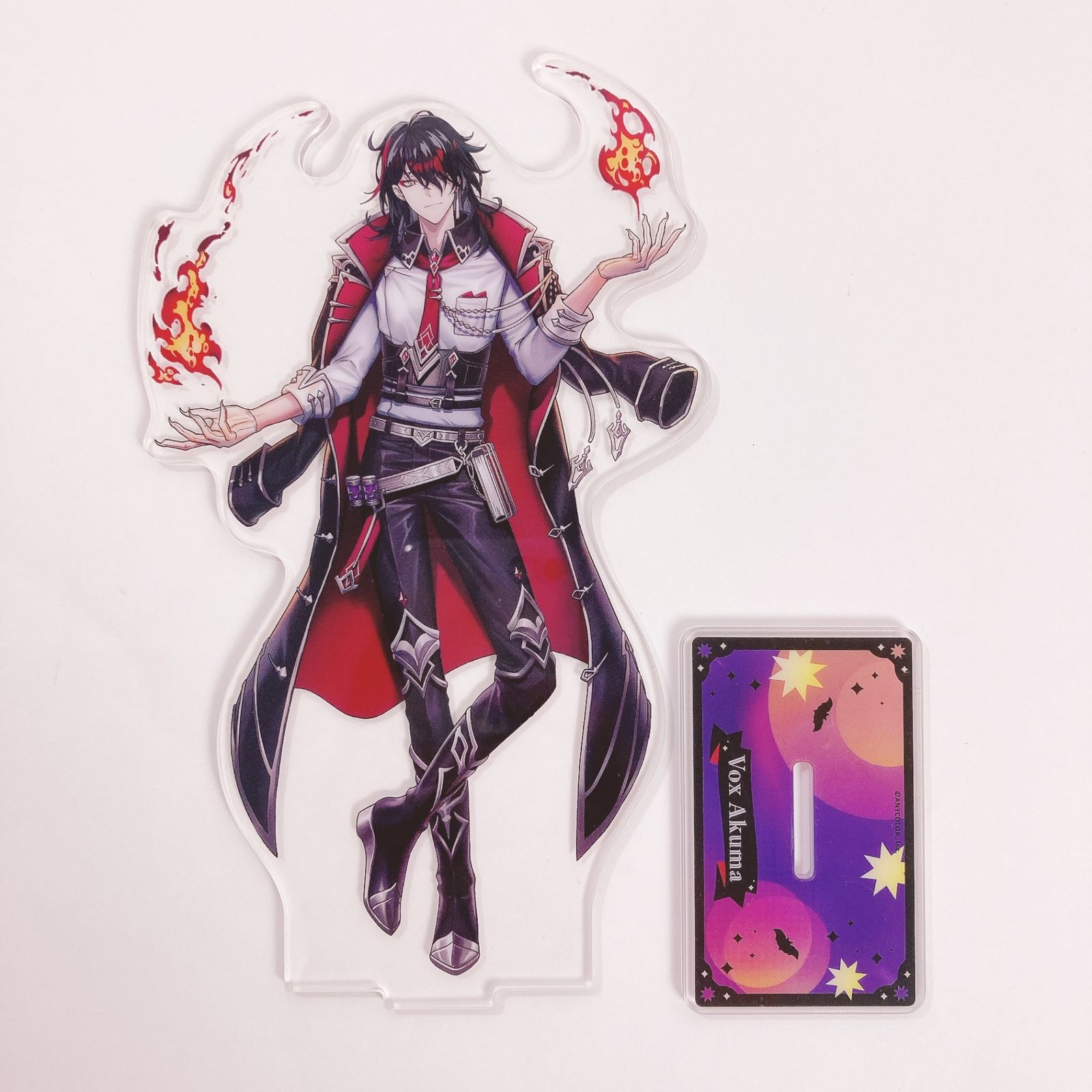 雑貨　ヴォックス・アクマ 等身アクリルスタンド 「バーチャルYouTuber にじさんじ NIJISANJI EN Luxiem×KIRABASE ハロウィンコラボカフェ」 台湾限定 ヴォックス・アクマ 等身アクリルスタンド 「バーチャルYouTuber