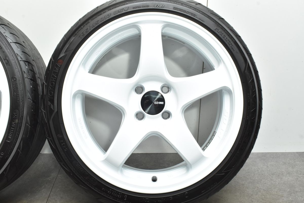 美品】ENKEI エンケイ PF05 17in 7J +45 PCD100 ヨコハマ アドバン