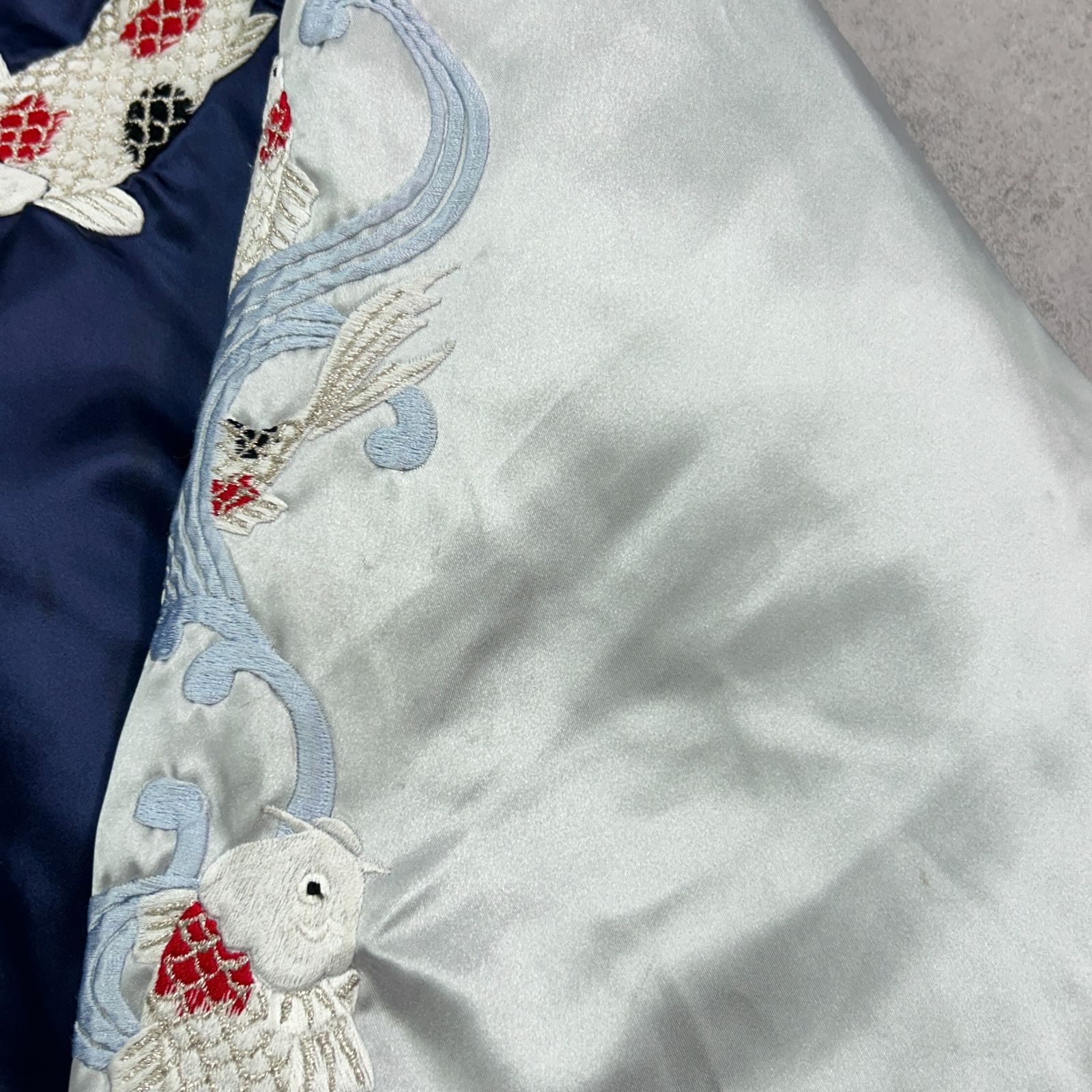 横須賀プリンス商会 スカジャン 日本製 刺繍 中綿入り プリンス商会 横須賀 ドブ板 鯉 刺繍 職人 トップス 長袖