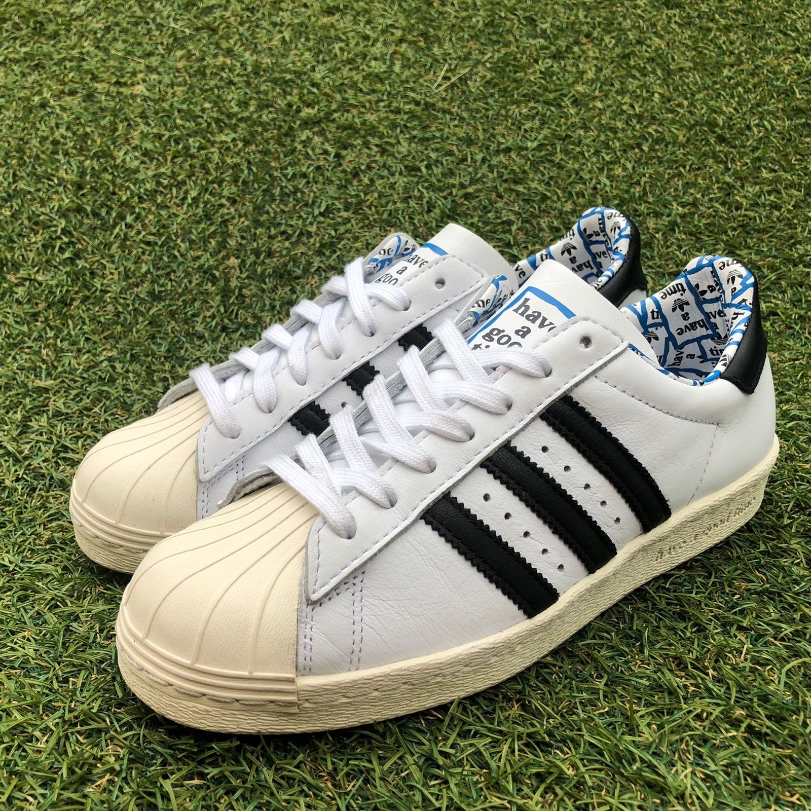 美品24 adidas×HAGT スーパースター80S アディダス HT436 メルカリ