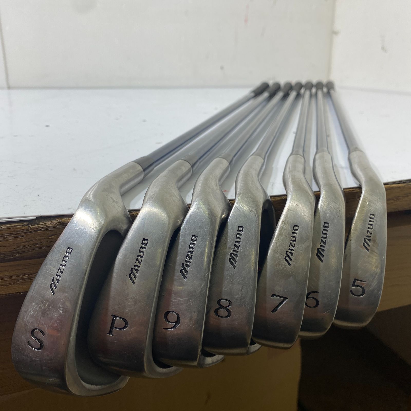 2025品質保証新品! レディースアイアンセット MIZUNO CHIME-i ♯5-♯SW 純正カーボン flex L BBR0919 大0510