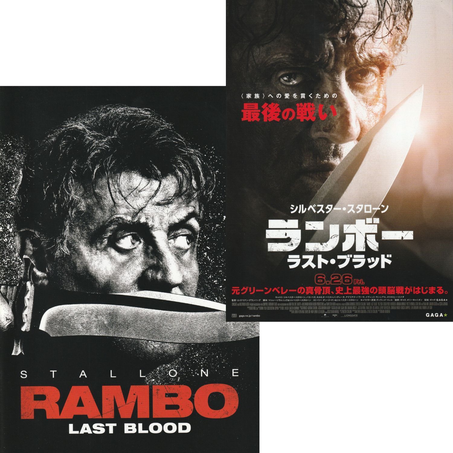 送料無料 】 ランボー ラスト・ブラッド 映画 チラシ & パンフレット