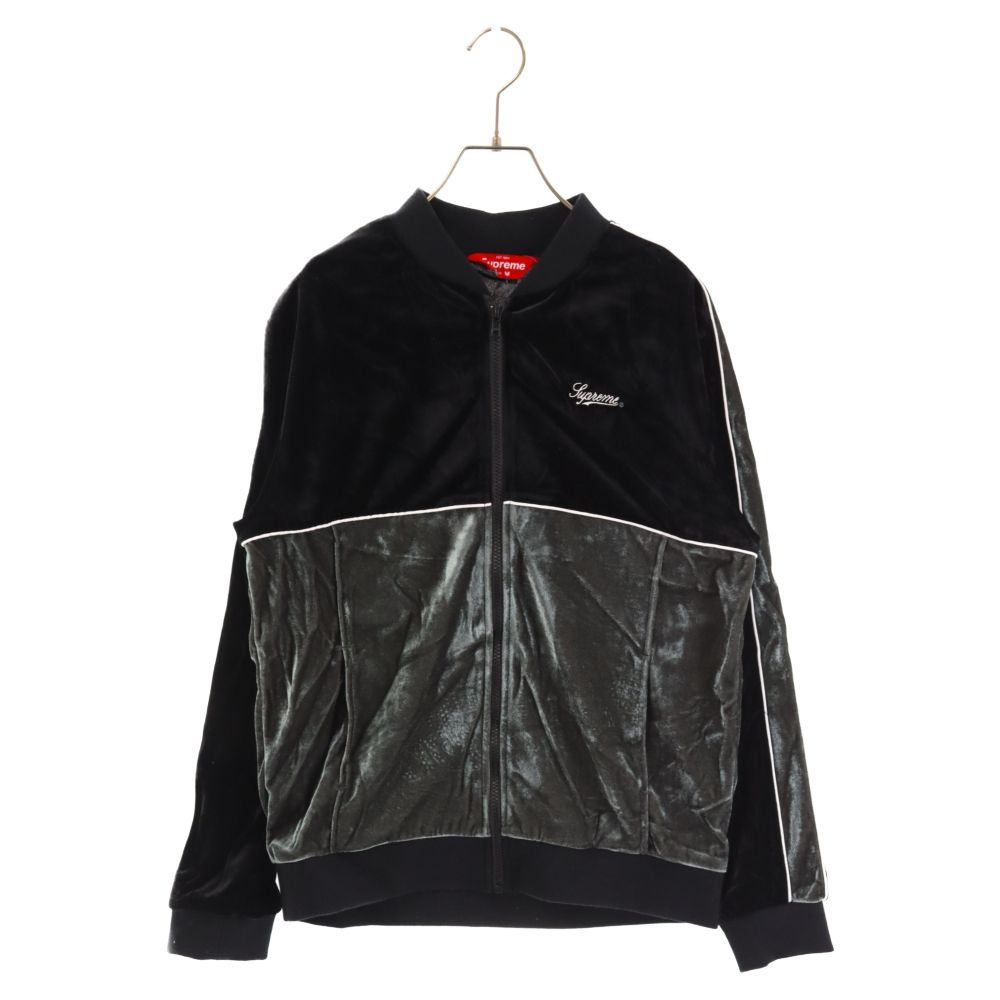 SUPREME (シュプリーム) 16SS 2-Tone Velour Zip Sweat 2トーン ベロア 