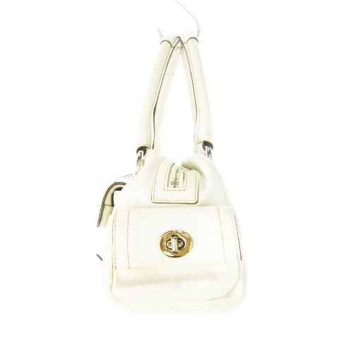 COACH　ハンドバッグ　白　レザー 新品 未使用 コーチ Coach ホワイトレザー ハンドバッグ