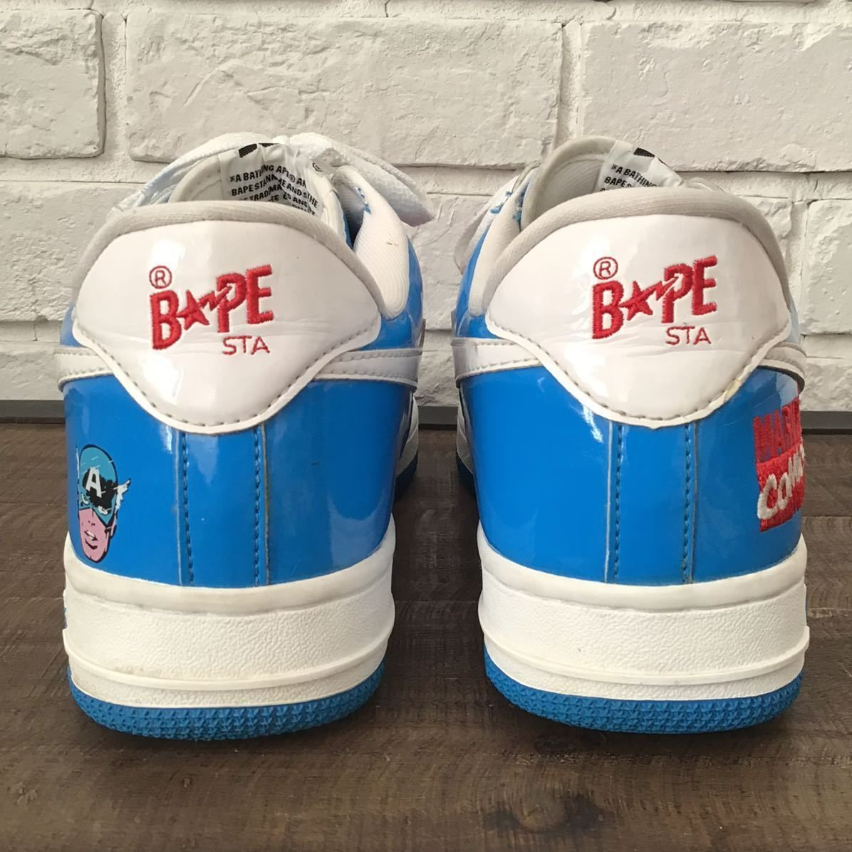 2005年 Marvel BAPESTA スニーカー 26cm US8 a bathing ape BAPE STA 