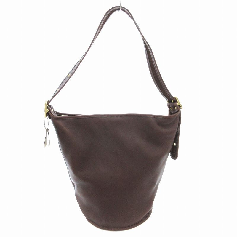 オールドコーチ　ブラウンレザーショルダーバッグ COACH コーチ レザーショルダーバッグ オールドコーチ 90s