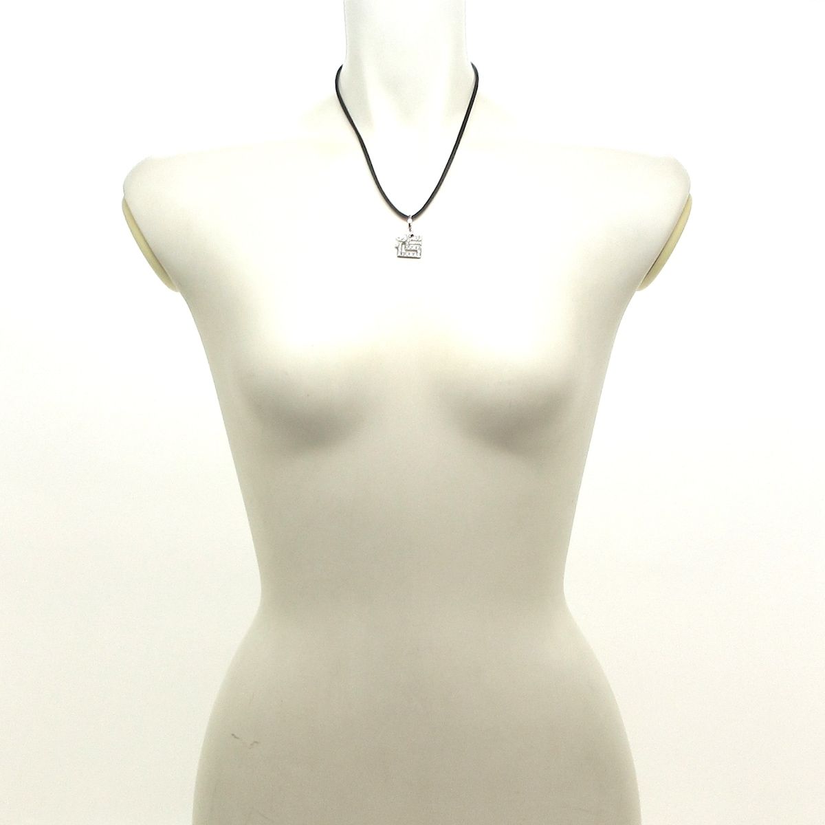 Cartier カルティエ チョーカー ドラゴンチャーム K18WG×ダイヤモンド×ルビー×黒