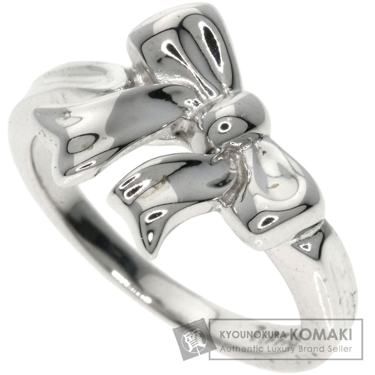TIFFANY&Co. ティファニー リボン リング・指輪 SV レディース [中古 