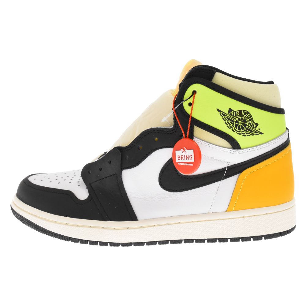 NIKE (ナイキ) AIR JORDAN1 RETRO HIGH OG Volt Gold エアジョーダン1 ハイカットスニーカー ボルトゴールド  イエロー/ホワイト US8.5/26.5cm 555088-118