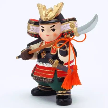 新品】薬師窯 五月人形 三武者揃 武者飾り 若武者 大将飾り 鎧 兜