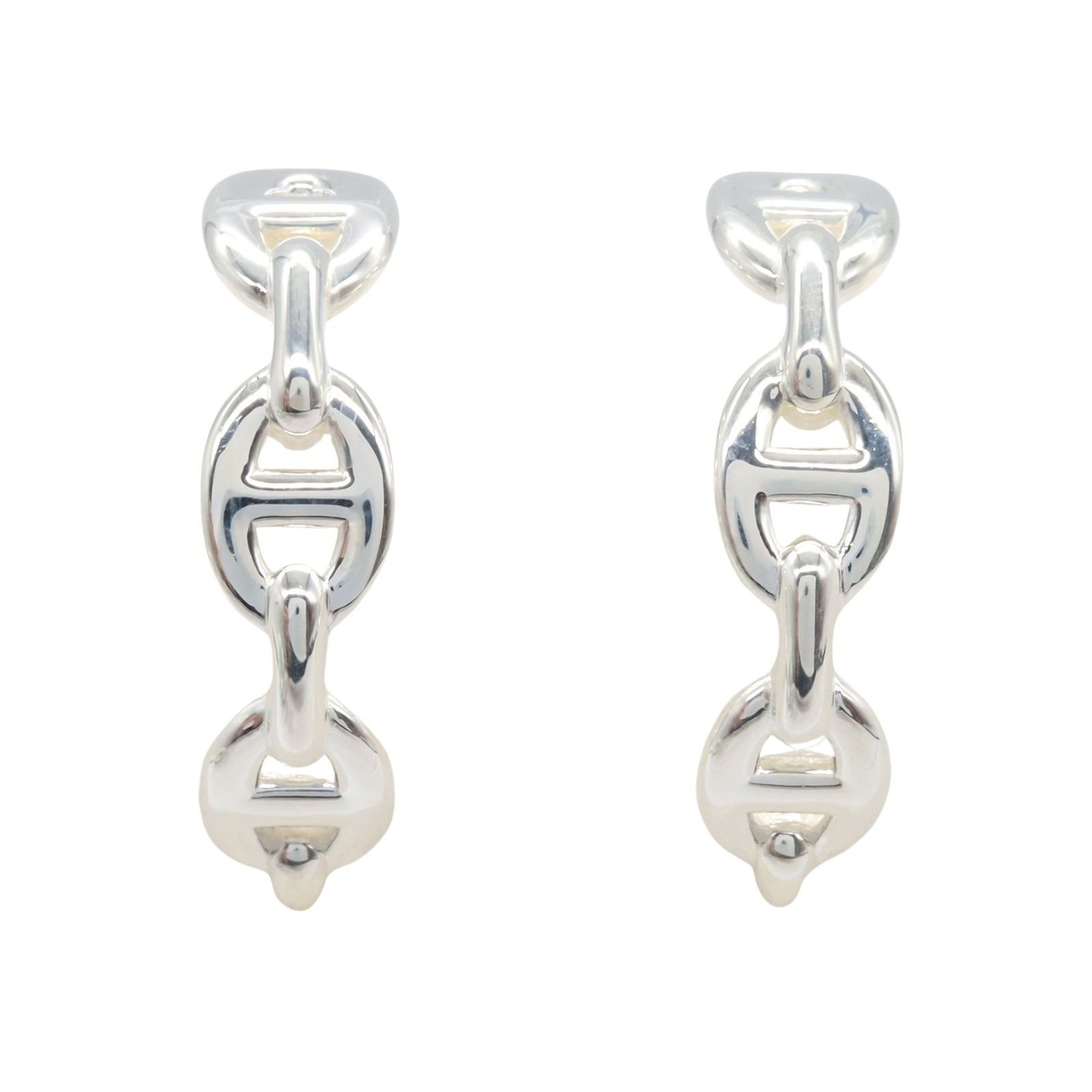 エルメス HERMES ピアス シェーヌダンクル アンシェネ ピアス シルバー925 シェーヌダンクル アンシェネ ピアス レディース Used A