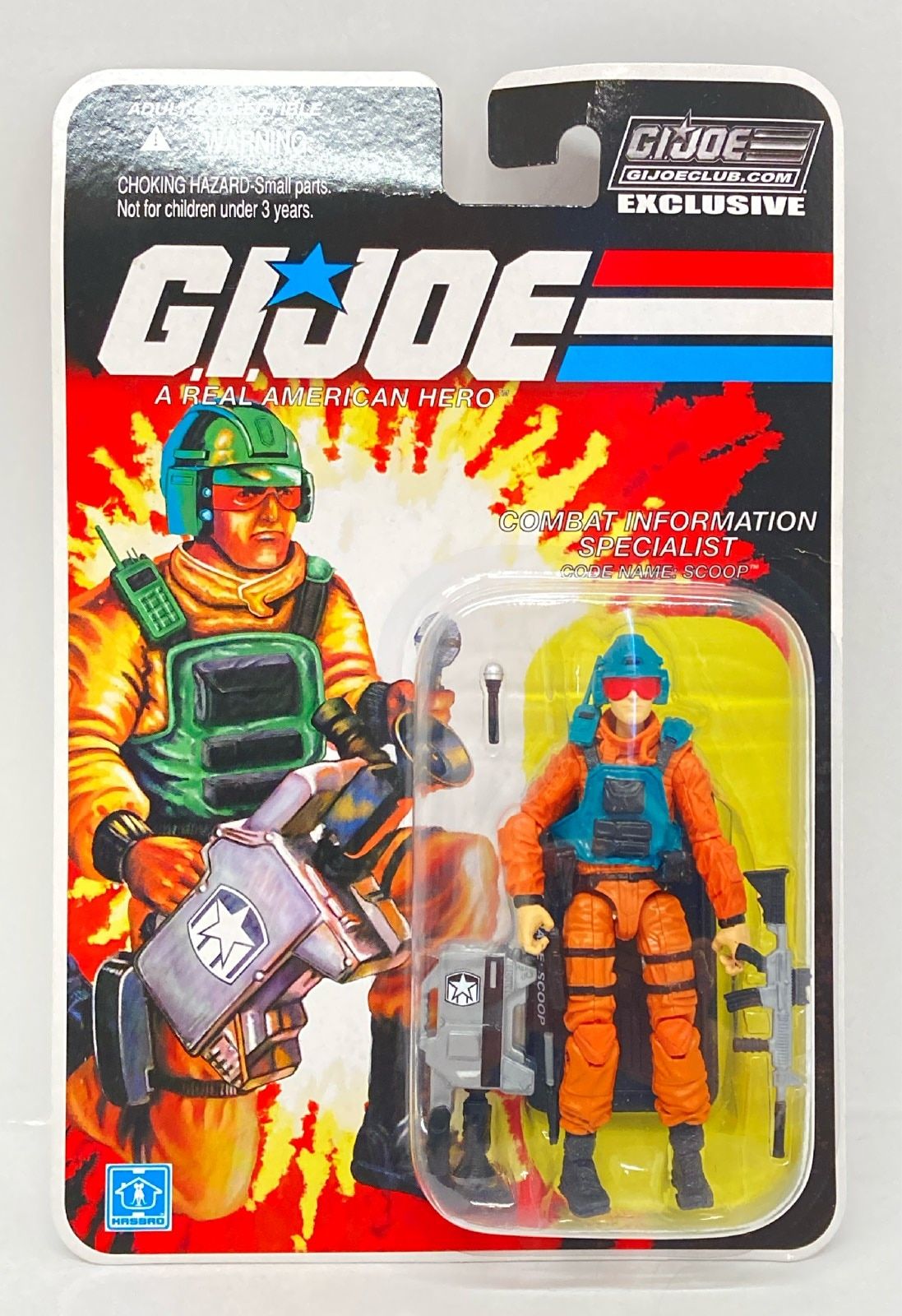 HASBRO GI JOE CLUB EXCLUSIVE 5-04 SCOOP 3.5インチ