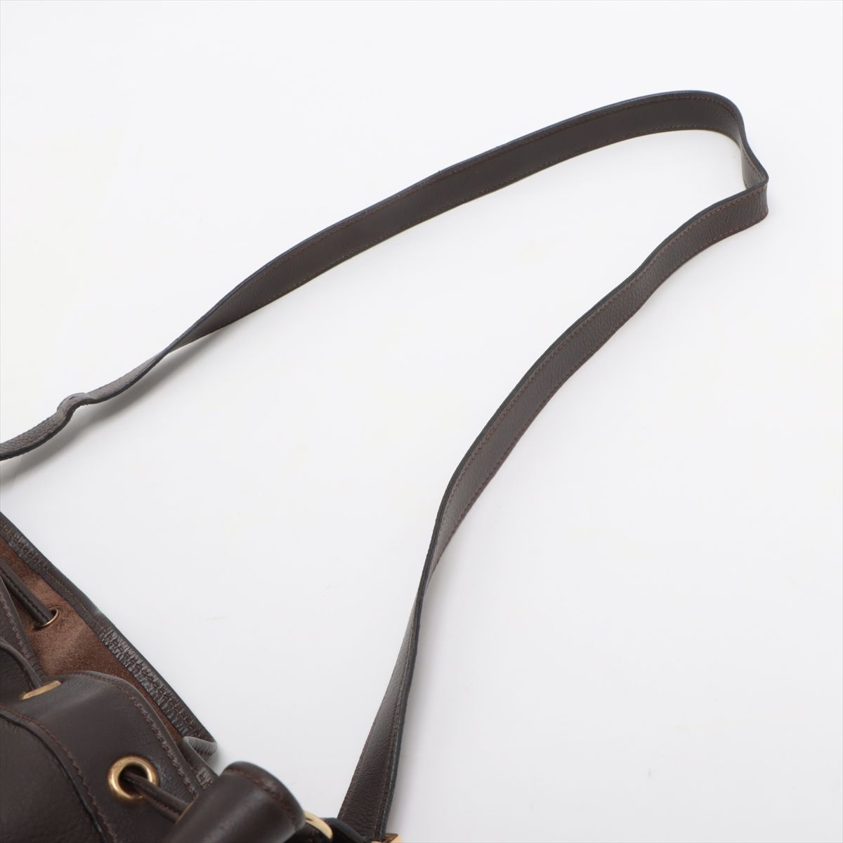 エルメス ○N 刻印 マーケット GM ヴォーガリバー 巾着 レザー  