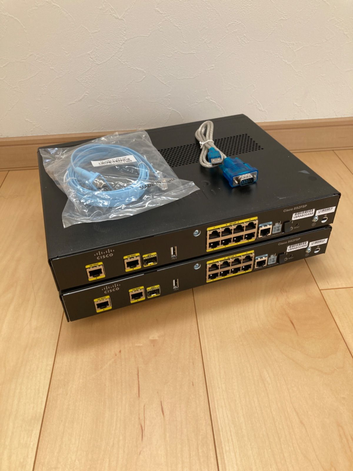 【CCNA、CCNP】2台Cisco892FSP