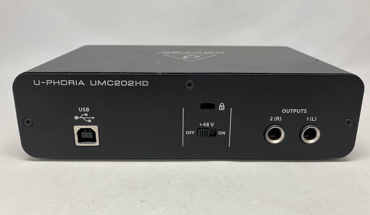 UMC202HD USBオーディオインターフェース