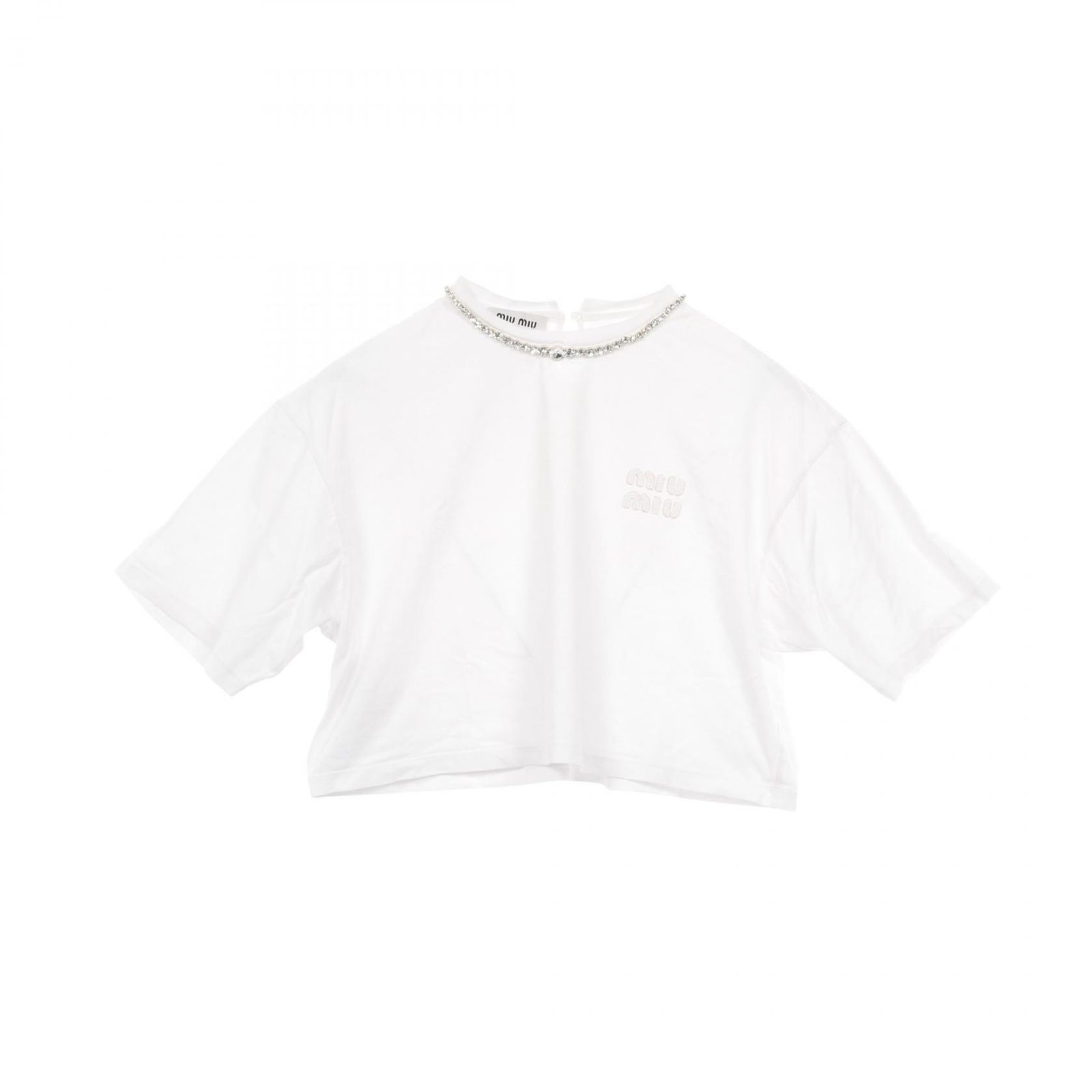 ミュウ ミュウ Miu Miu カットソー コットン Tシャツ レディース Used B