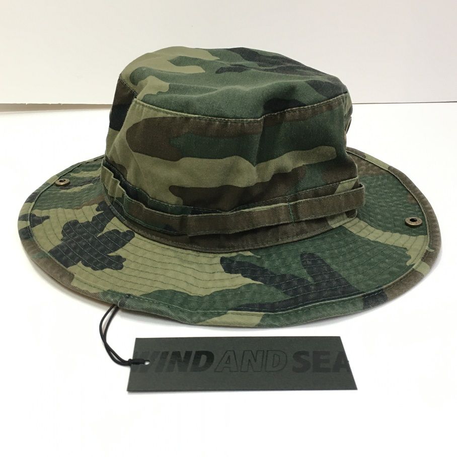 23SS WIND AND SEA ウィンダンシー Twill Safari Hat ツイル サファリ