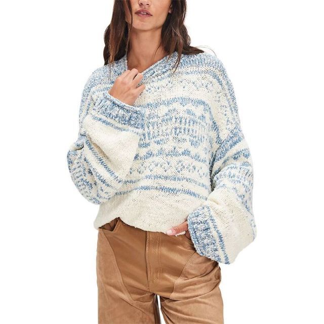 送料無料 フリーピープル レディース ニット セーター アウター Dani Pattern Sweater - Women s Cloud Combo