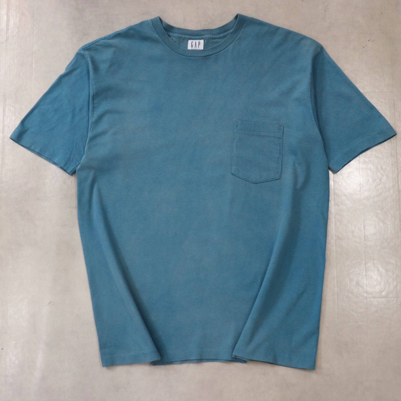 USA製 90s OLD GAP ポケットTシャツ 無地 古着 90s USA製 GAP 無地 ソリッド 100%コットン ポケット T