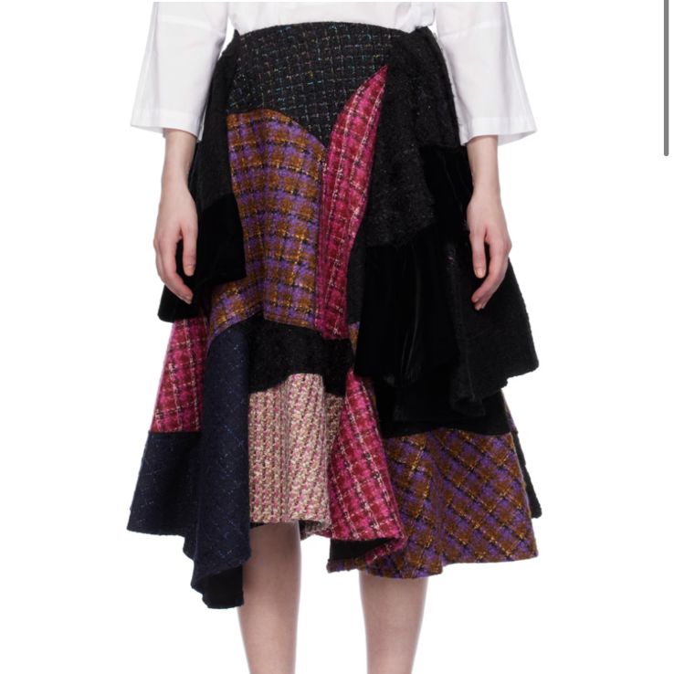 ZG14 TAO COMME DES GARÇONS マルチカラー パッチワーク