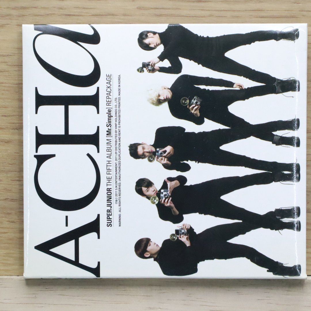 中古CD☆スーパージュニア/SUPER JUNIOR□ A-CHa SUPER JUNIOR 5th