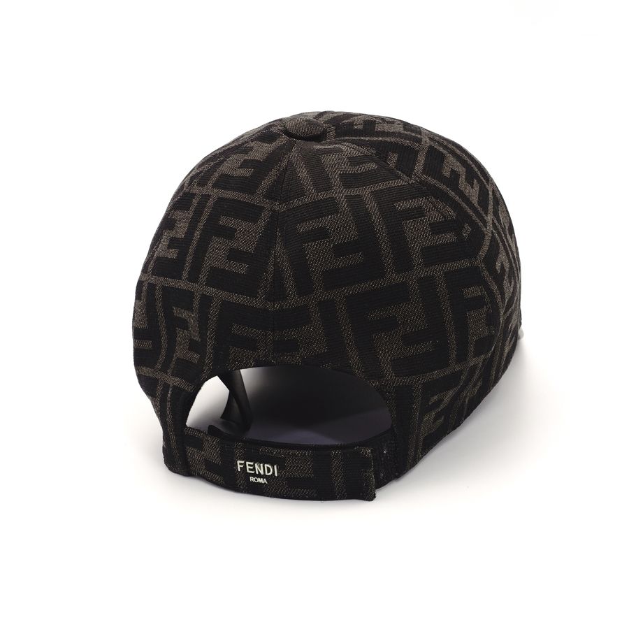 ⭐美品⭐フェンディ FXQ768 コットン ズッカ キャップ ブラウン ⭐美品⭐フェンディ FXQ768 コットン ズッカ キャップ ブラウン