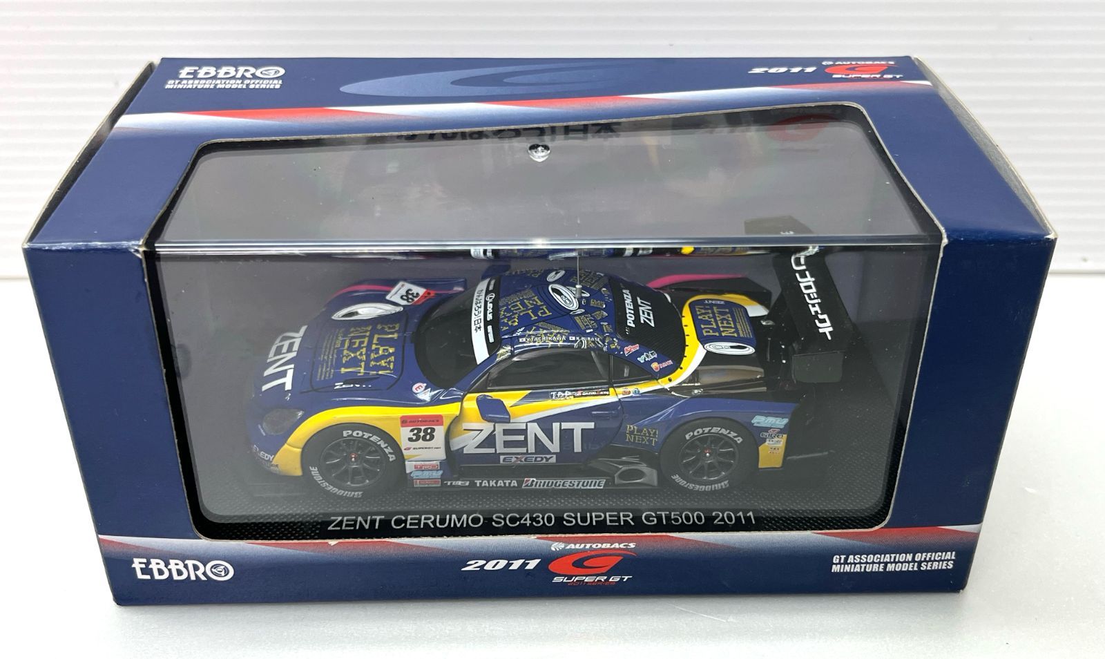 EBBRO エブロ 1/43 ZENT CERUMO SC430 SUPER GT500 2011 BRIDGESTONE