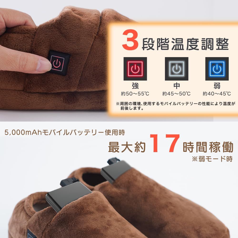THANKO どこでも床暖スリッパ