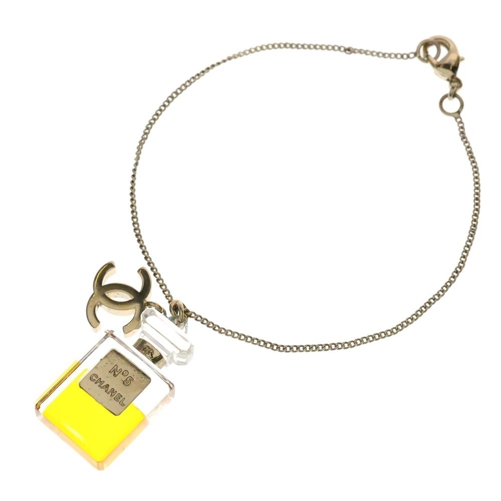 CHANEL ナンバー5 ココマーク ブレスレット ゴールドカラー 付属品 CHANEL ナンバー5 ココマーク ブレスレット ゴールドカラー 付属