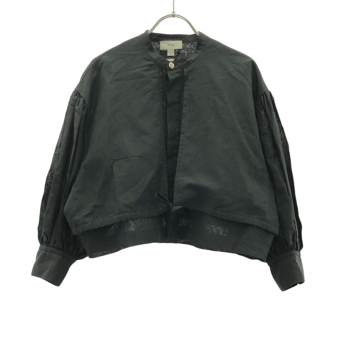 HYKE ハイク 24SS C/L BALLOON SLEEVE BLOUSE コットンリネン